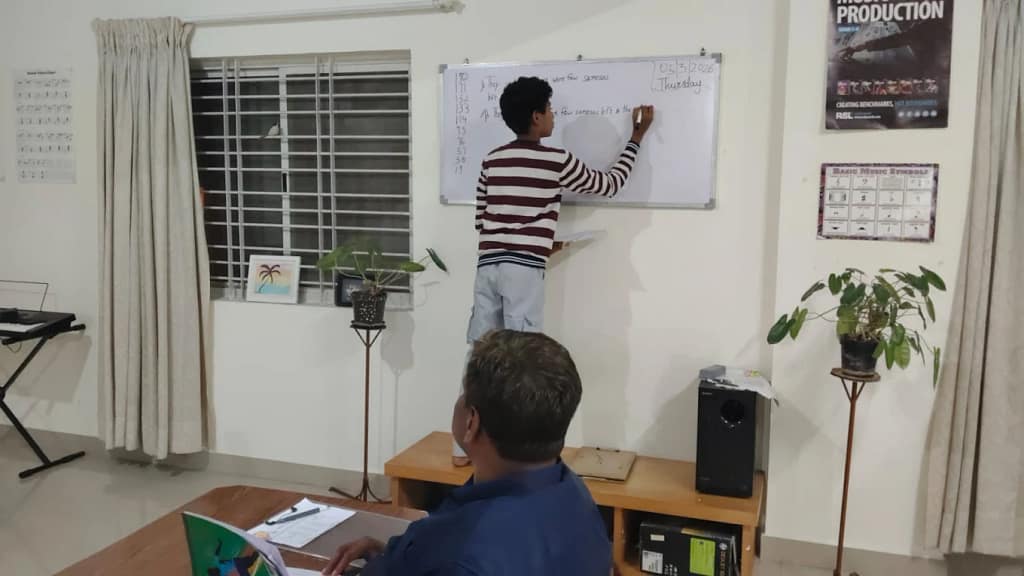 The First Chord Academy, Banaswadi — music classes and academic tuition under one roof.