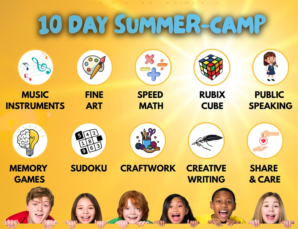 TFC 10-day summer camp Banaswadi Bangalore April 2026 kids activities